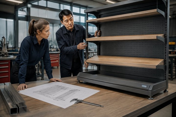Retail fixture OEM and ODM sample development and technical review