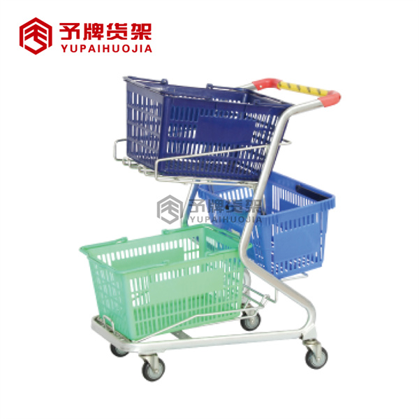 Basket Trolley Cart 4 - Supermarket Shelf & Rack Manufacturer