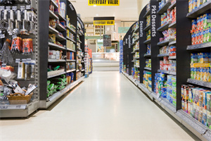 rigged supermarket shelves for sale
